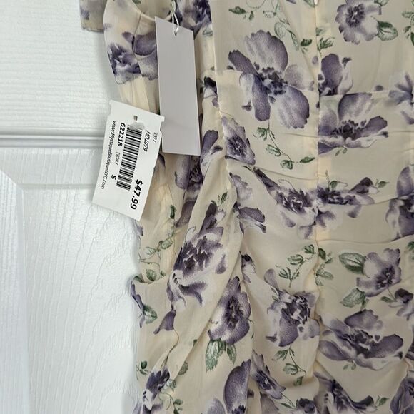 Floral Ruched Mini Dress - Picture 5 of 5